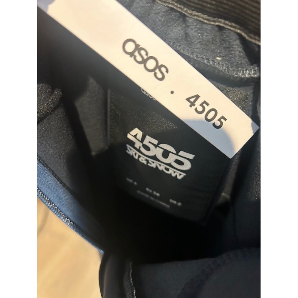 ASOS 4505 Ski Scoop Front All in One Navy With Zipper Stirrup Women's Size 2 - Picture 11 of 13